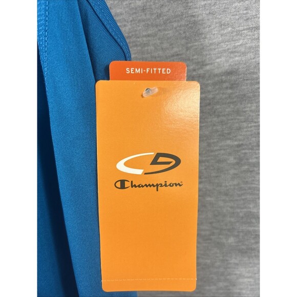 Champion Duo Dry Tank Top Women’s T-Back Turquoise  Size Large  #1 - Picture 2 of 11